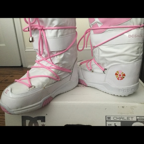 dc snow boots pink